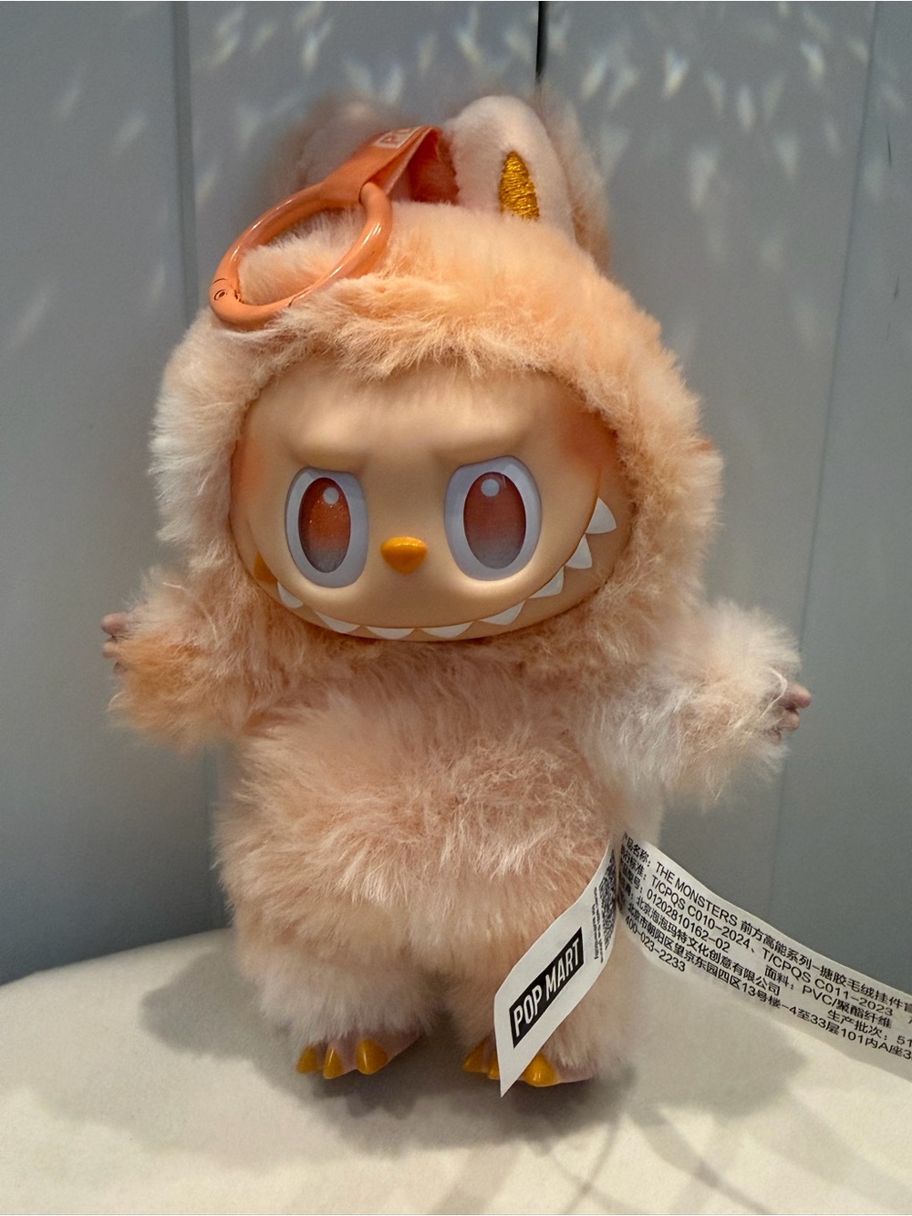 LaBuBu Peach Plush Doll by Pop Mart